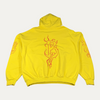 Balenciaga Yellow Metal Logo Hoodie
