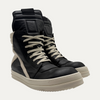 Rick Owens Lido Geobasket Black Milk