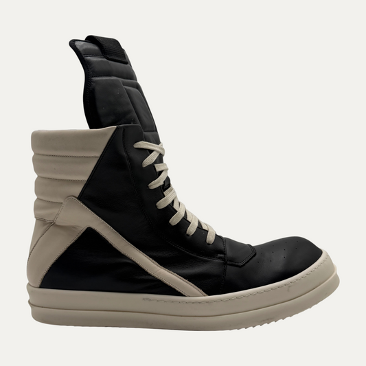 Rick Owens Lido Geobasket Black Milk