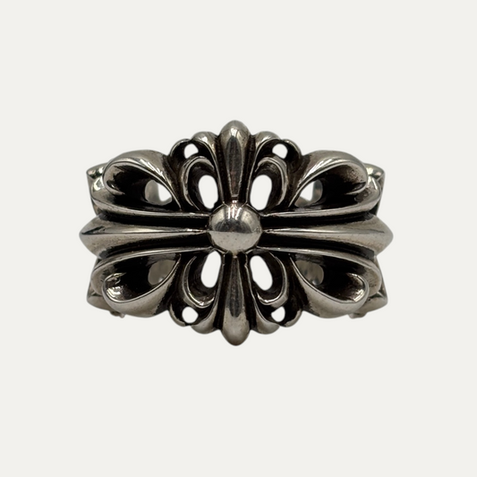 Chrome Hearts Double Floral Ring