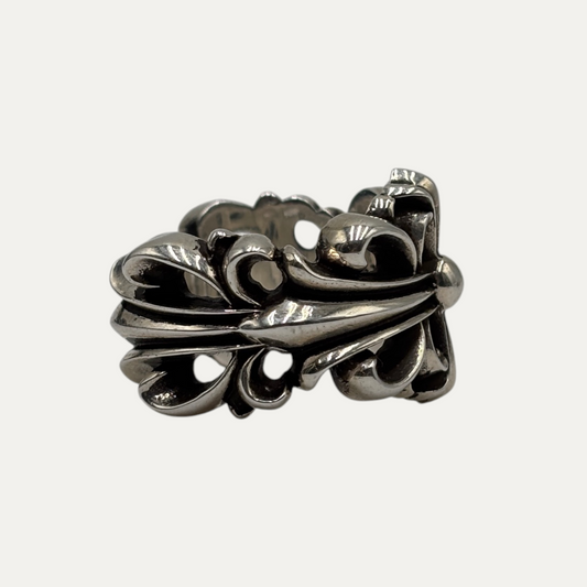 Chrome Hearts Double Floral Ring