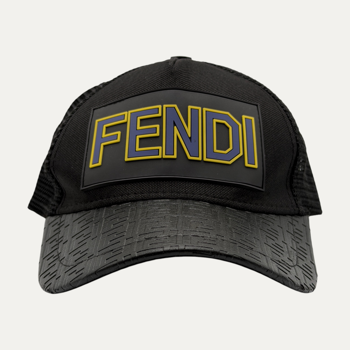 Fendi Logo Embossed Hat