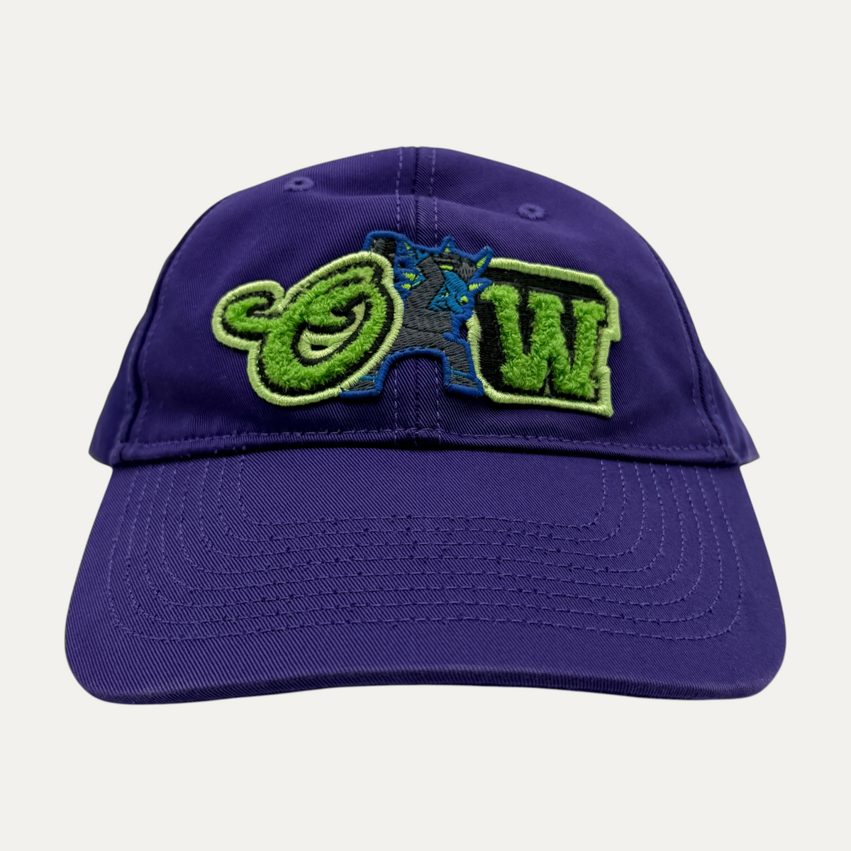 Off-White Green Patchwork Hat