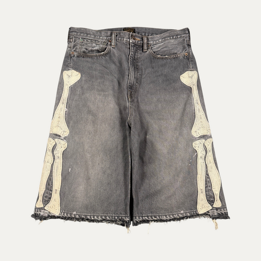 Kapital Grey Bone Shorts