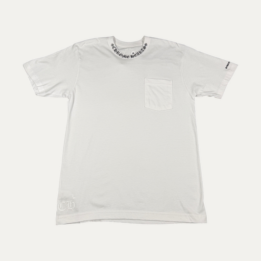 Chrome Hearts White Scroll Logo T-Shirt