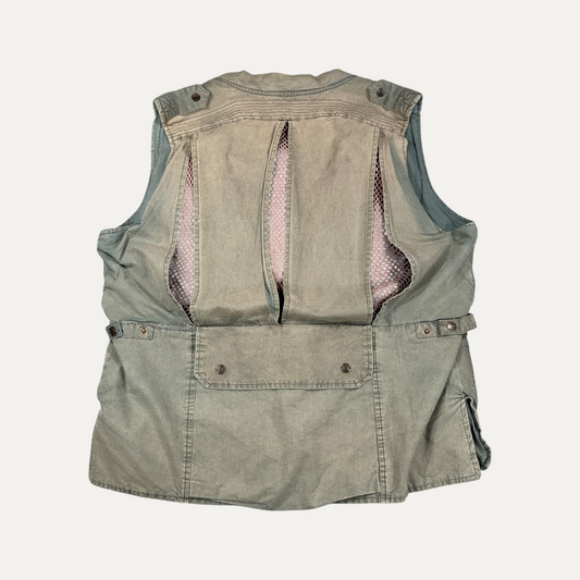 Vintage Army Green Fishing Vest