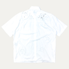 Isabel Marant Bilya Eyelet-Embroidered Short Sleeve Button Up Shirt