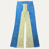 Kapital 2 Tone Corduroy Gypsy Flare Denim