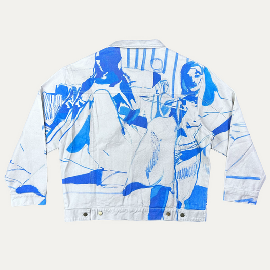 Kid Super 1989 Bedroom Painting Denim Jacket
