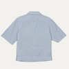 Lanvin Seersucker Logo Bowling Button-Up Shirt