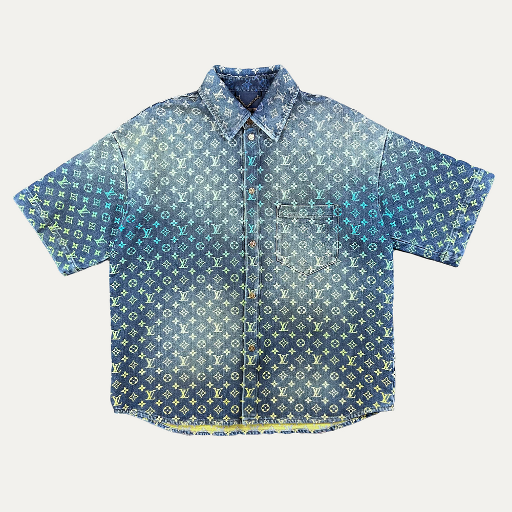 Louis Vuitton Rainbow Monogram Short-Sleeve Shirt – All in One