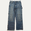 Louis Vuitton Monogram Double Knee Denim Jeans