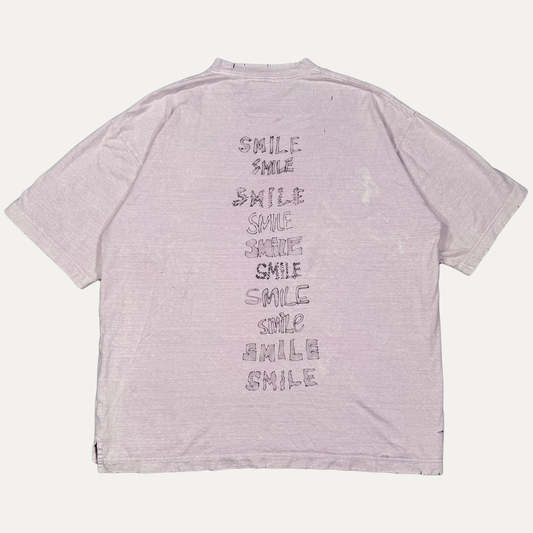 Maison Mihara Smiley Face Print T-Shirt