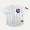 Majestic Chicago Cubs Pin Stripe Baseball Jersey