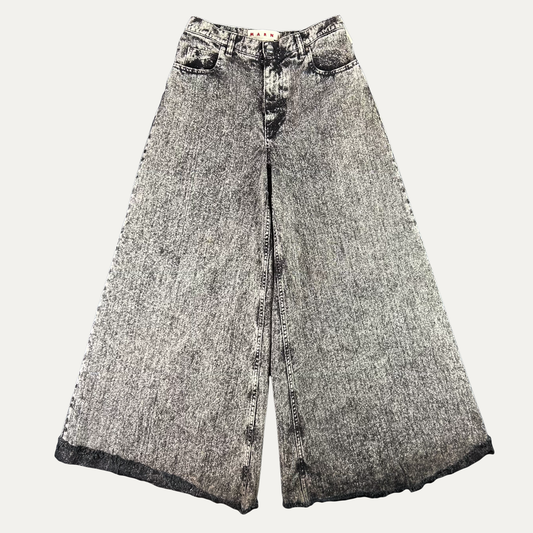 Marni Wide Leg Denim Trouser