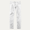 Maison Margiela Paint Cracked Slim Fit Denim Jean