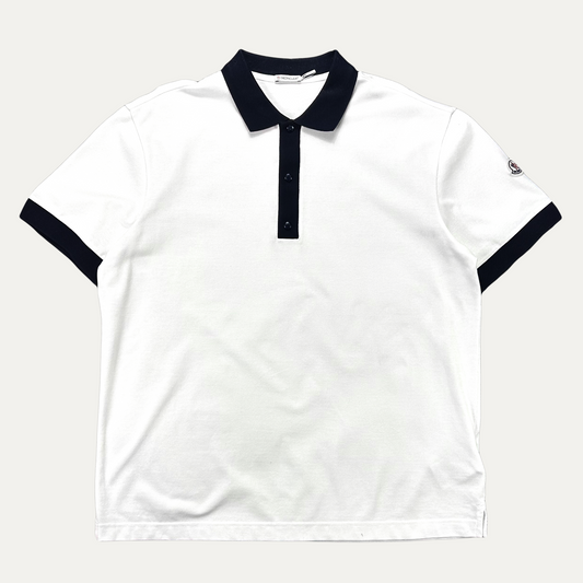 Moncler Contrast Trim Polo Shirt