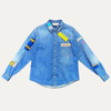 Marni Embroidered Denim Button Up Shirt