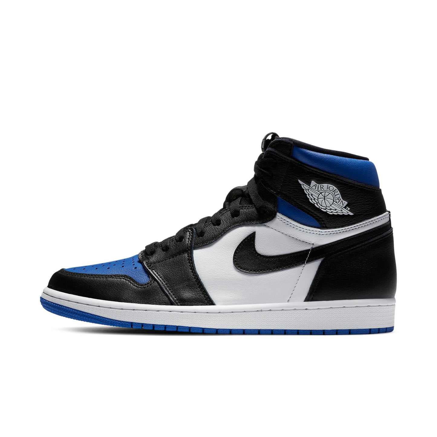 Jordan 1 Retro High "Royal Toe" (M)- Black/ White/ Game Royal-Black