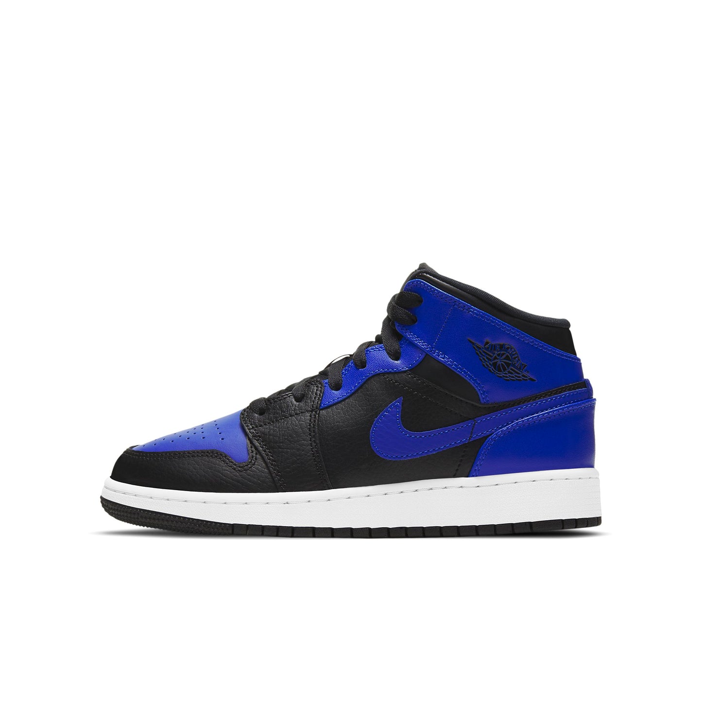 Jordan 1 Mid "Hyper Royal" (GS)- Royal blue/ Black/ White