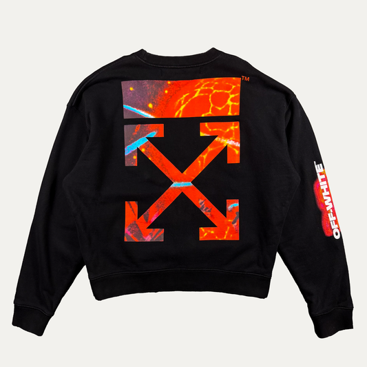 Off-White Hands And Planet Crewneck Sweatshirt