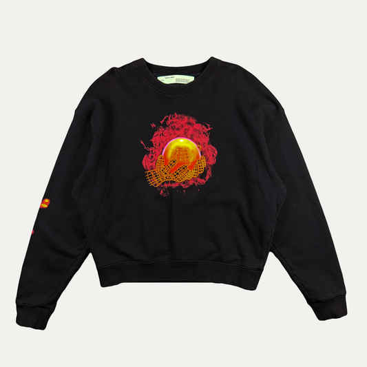 Off-White Hands And Planet Crewneck Sweatshirt