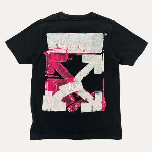 Off-White Pink Acrylic Arrow T-Shirt