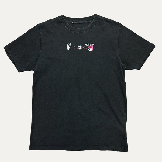 Off-White Pink Acrylic Arrow T-Shirt