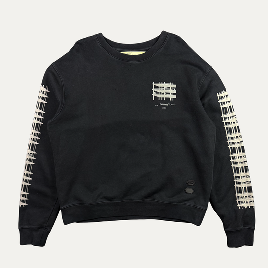 Off-White Diagonal Industrial Crewneck Sweatshirt