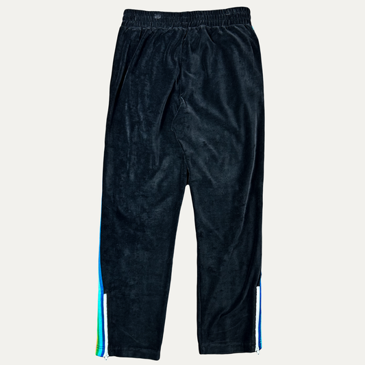 Palm Angels Rainbow Stripe Velour Sweatpant