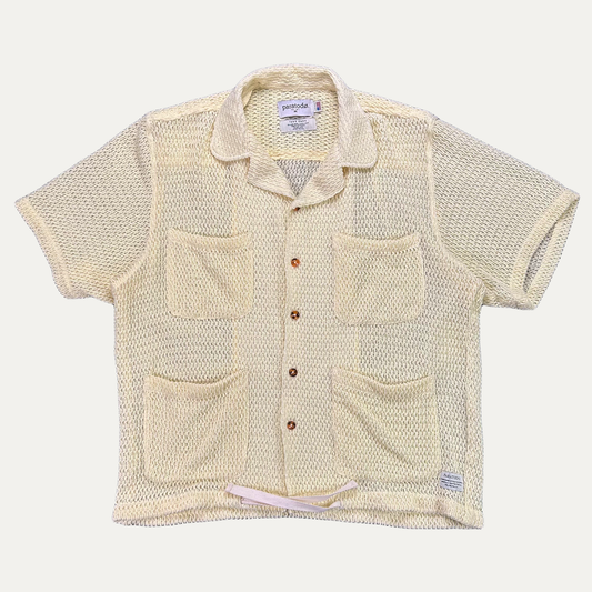 Paratodo 72 Segundo Smock Floral Lace Button Up Shirt