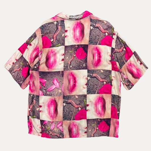 Pleasures Wormy Lips Button Down Shirt