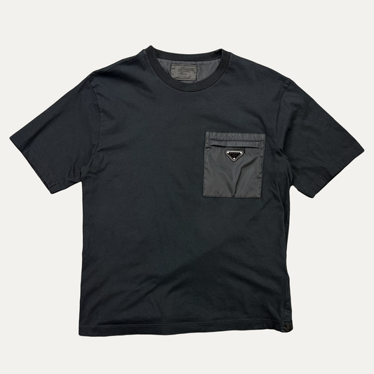 Prada Re-Nylon And Jersey T-Shirt