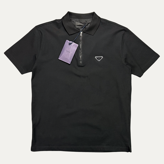 Prada Quarter Zip Polo Shirt