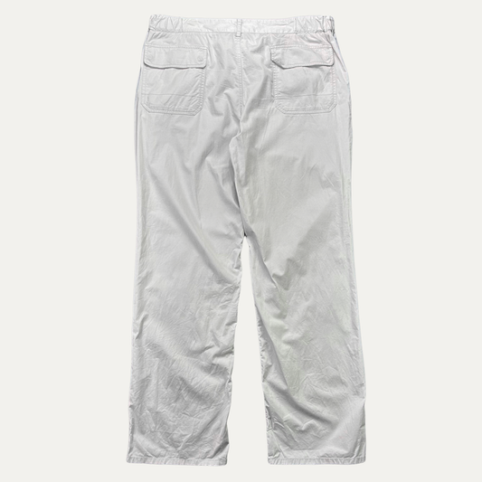 Prada Zipper Hem Nylon Trouser Pant