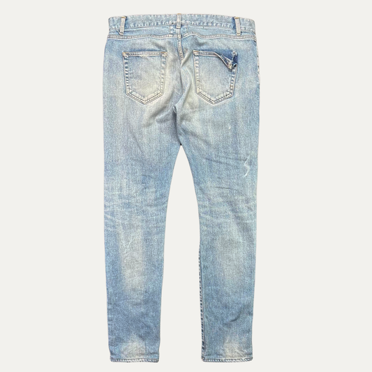 Saint Laurent Distressed Denim Jean