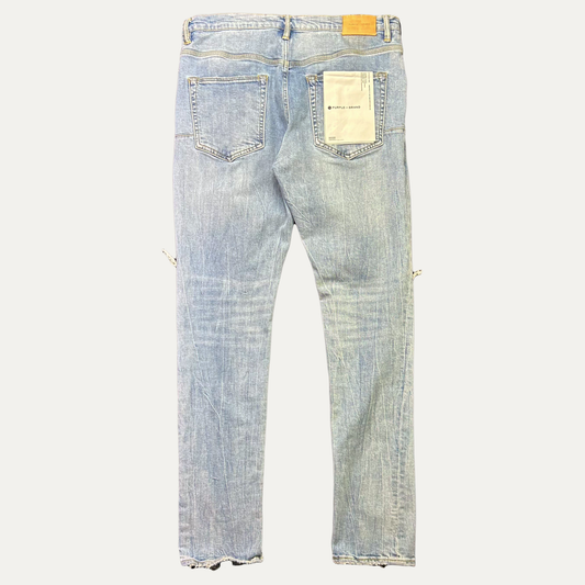 Purple Brand Indigo Knee Blowout Denim Jean