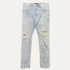 Purple Brand Indigo Knee Blowout Denim Jean