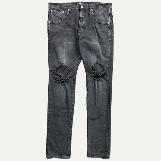 Purple Brand Knee Blowout Denim Jean