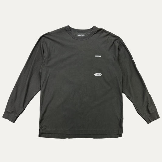 Purple Brand Pocket Spellout Longsleeve T-Shirt