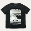 Purple Brand Textured Inside Out T-Shirt