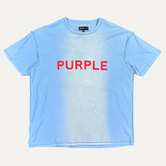 Purple Brand Textured Inside Out T-Shirt