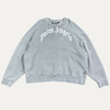 Palm Angels Curved Logo Spellout Crewneck Sweatshirt