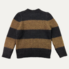 Raf Simons Striped Mohair Knit Crewneck Sweatshirt