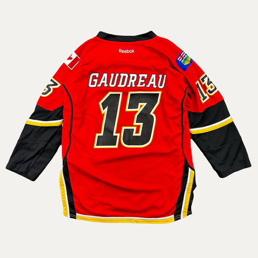 Reebok Calgary Flames Johnny Gaudreau Hockey Jersey
