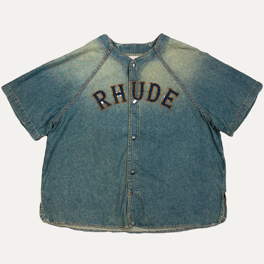 Rhude Baseball Denim Shirt