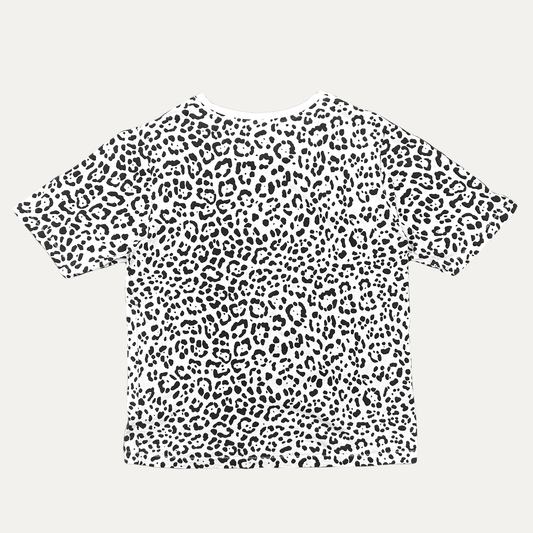 Saint Laurent Animal Leopard Print T-Shirt