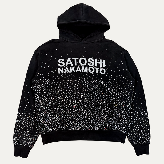Satoshi Nakamoto Shattered Glass Hoodie