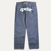 Sp5der Crotch Spellout Denim Jean