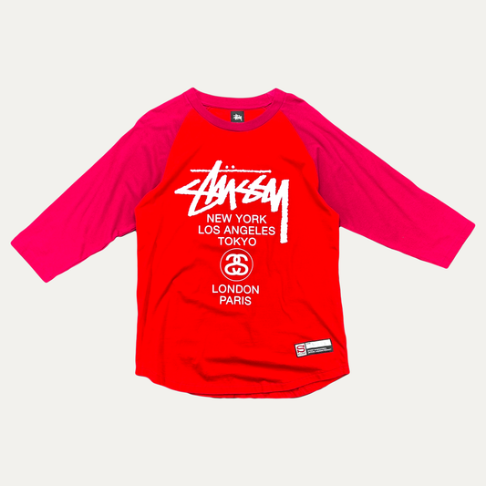 Stussy World Tour 3/4 Sleeve T-Shirt